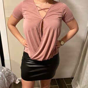 Blush pink top